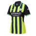 Camisa de Futebol Manchester City Erling Haaland #9 Equipamento Secundário Mulheres 2024-25 Manga Curta